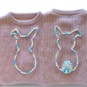 Easter bunny sweater
